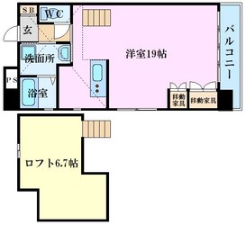 エンバシーコート矢賀の物件間取画像